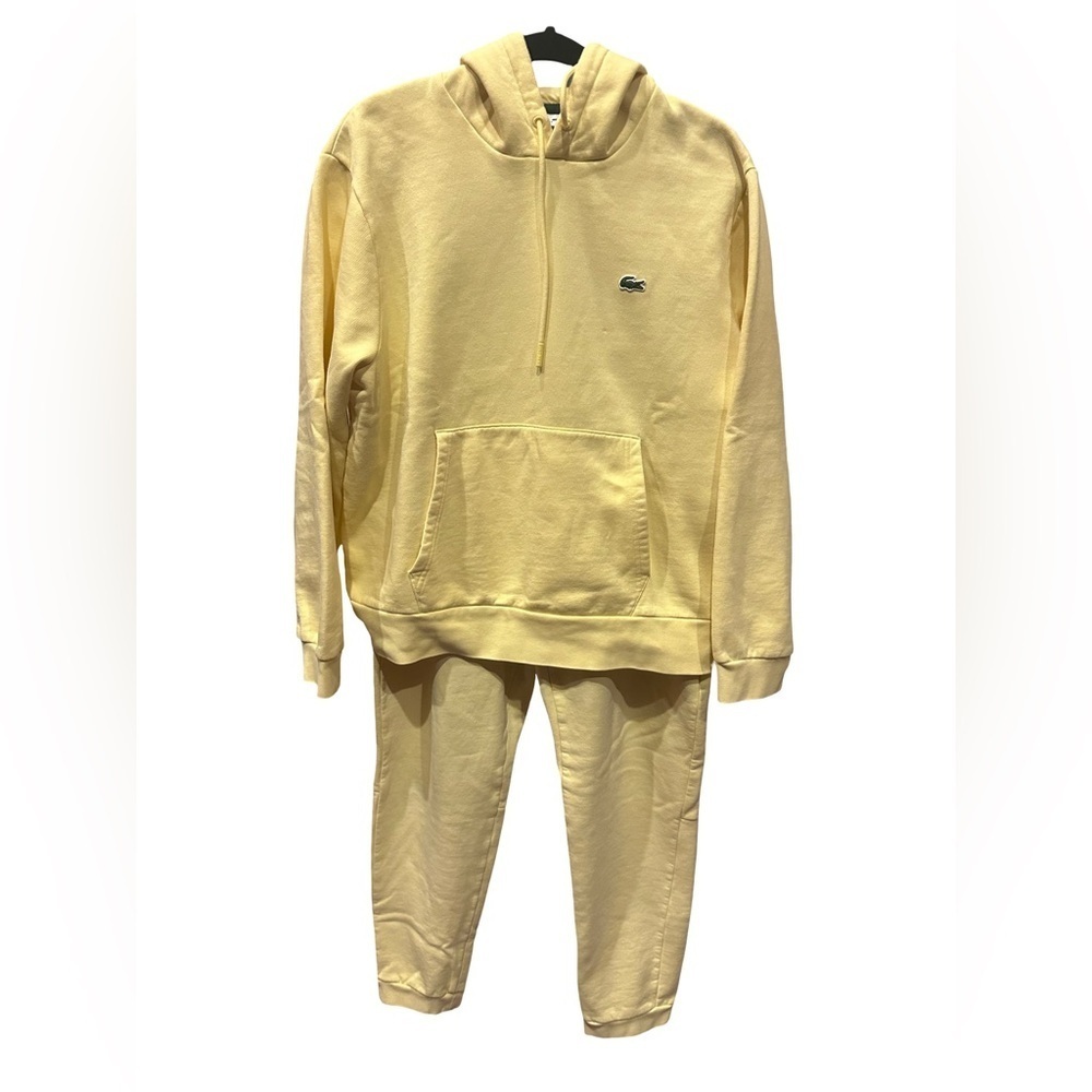 Lacoste Soft Yellow Apparel men’s Set size XL